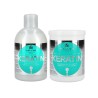 Kallos KJMN Keratin Set Shampoo 1000 ml + Mask 1000 ml