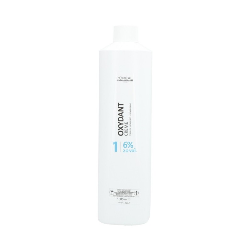 L'Oréal Professionnel Oxydant Creme 1 Activator Cream for Majirel, Majiblond, Majirouge 6% 20 vol. 1000 ml