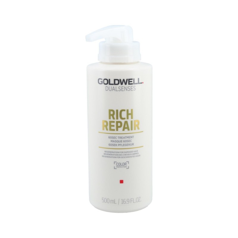 GOLDWELL DUALSENSES RICH REPAIR 60sec Treatment For Damaged Hair 500ml