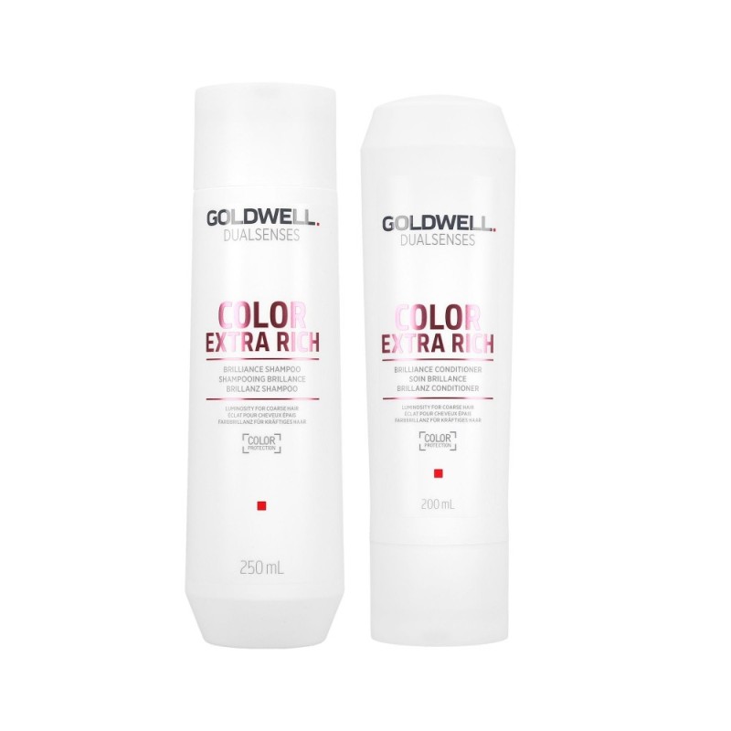 GOLDWELL Dualsenses Color Extra Rich Brilliance Shampoo 250ml + Conditioner 200ml Set