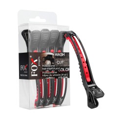 FOX Penguin hair clips 4pcs