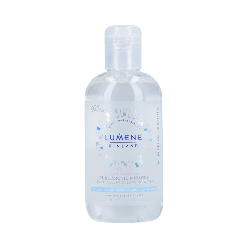 LUMENE LAHDE Pure Arctic 3 in 1 micellar cleansing water 250ml