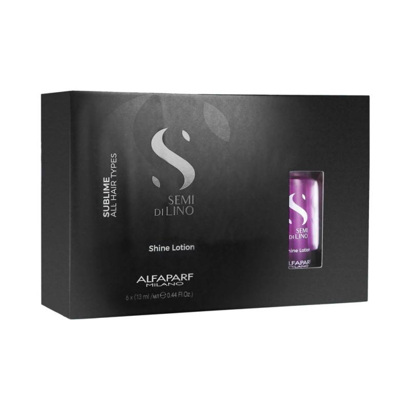 ALFAPARF SEMI DI LINO SUBLIME Shine Lotion treatment 12x13ml