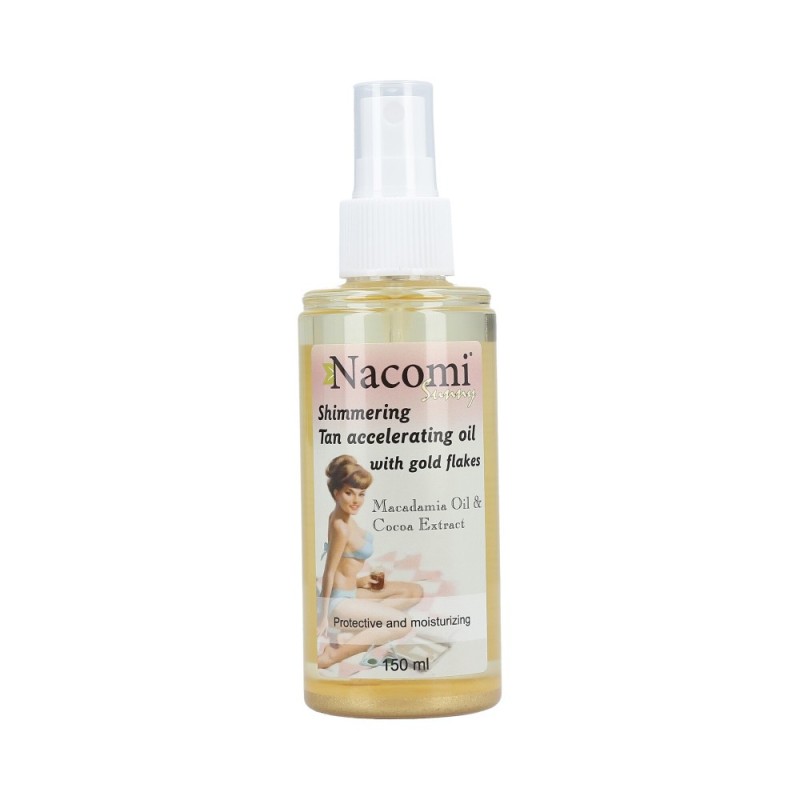 NACOMI Tan accelerating oil with golden shimmer 150ml
