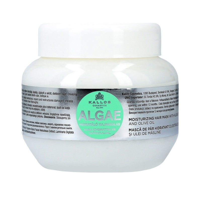 KALLOS KJMN Algae Moisturizing hair mask with algae extract and olive oil 275ml