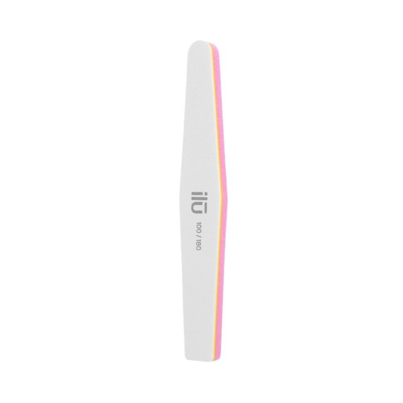 ilū 2in1 Nail File & Buffer, Diamond, 180/100
