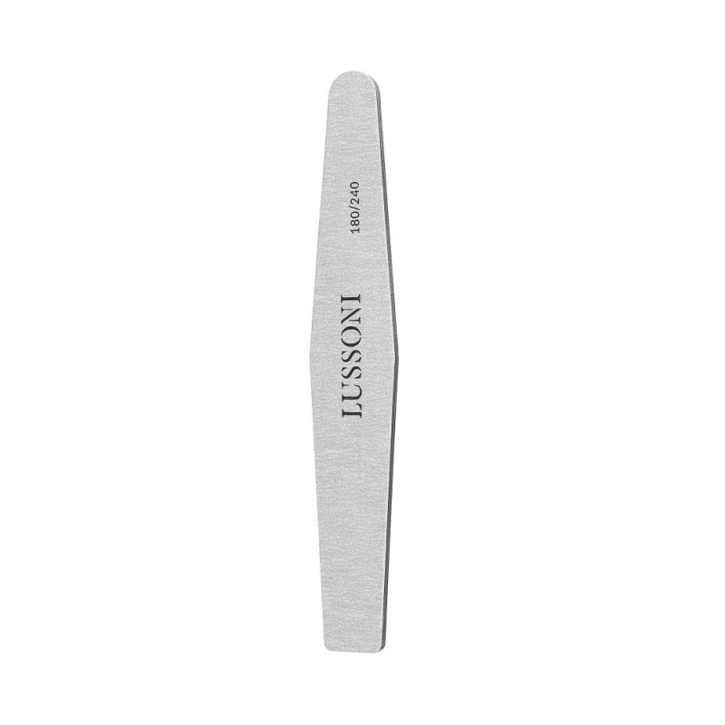 LUSSONI ZEBRA Nail Files, Diamond, 180/240, 10 pcs.