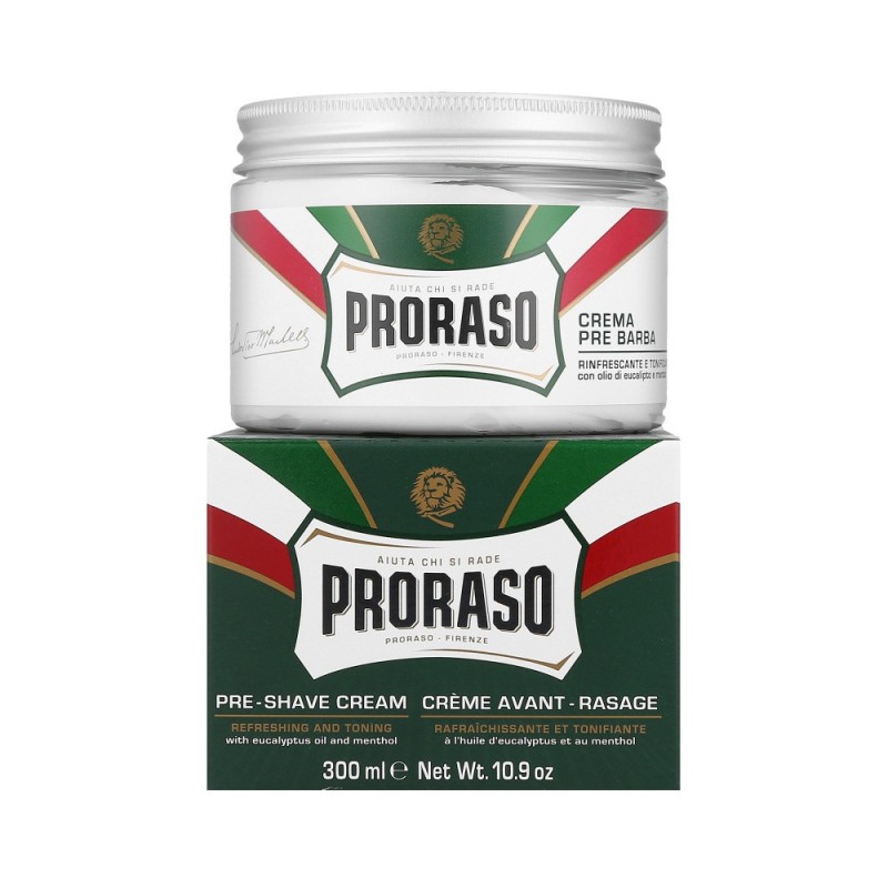 Proraso Green Crema per Barba Softening and Soothing Pre-Shave Cream 300 ml