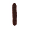 LUSSONI Hair Bun Roll with rubber band, Brown, 230 mm