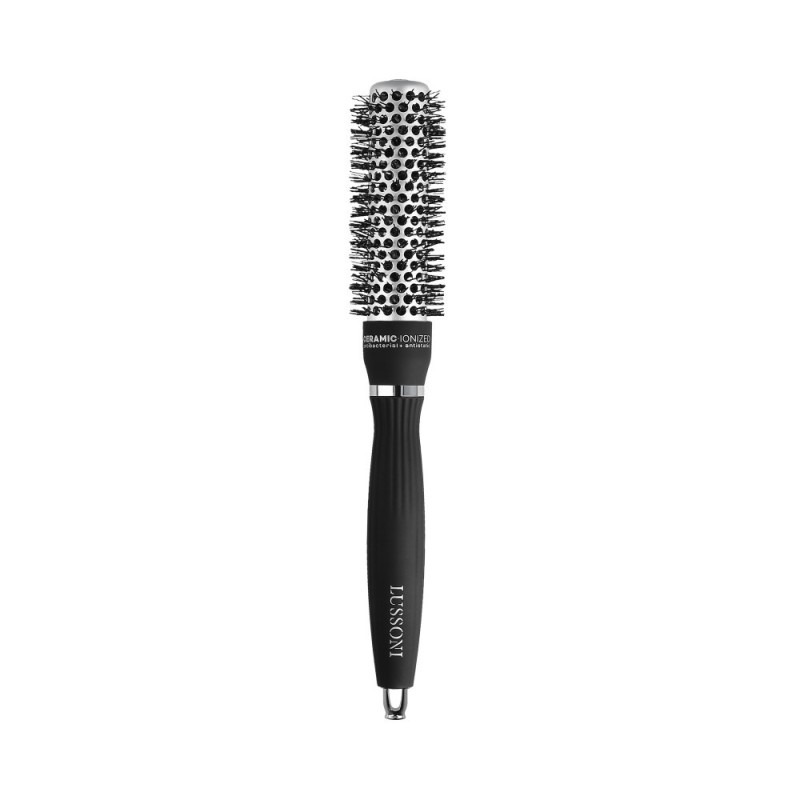 LUSSONI Hot Volume Styling Brush with Waved Bristles, Ø 25 mm
