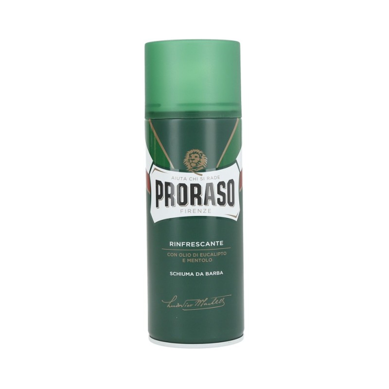 PRORASO GREEN Refreshing Shaving Foam 400ml