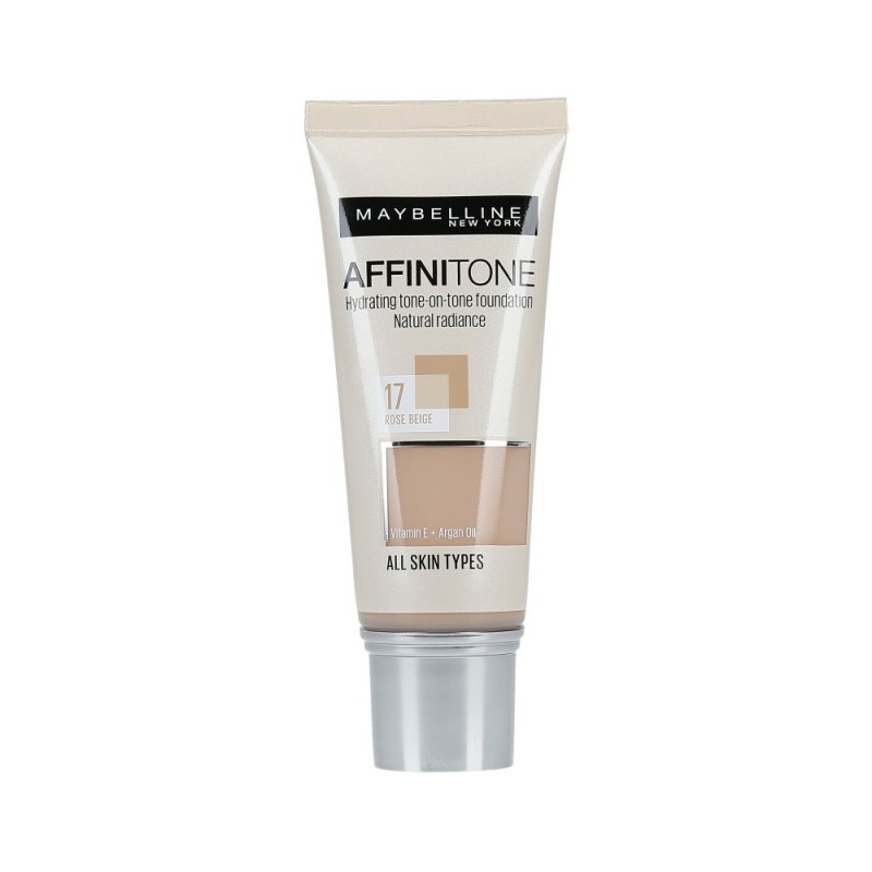 Maybelline Affinitone Perfecting+Protecting Foundation  17 Rose Beige 30ml