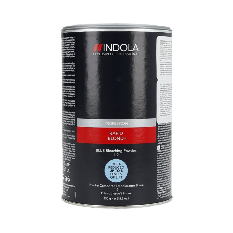 Indola Rapid Blond+ Blue Bleaching Powder Dust-Free 1:2 450 g