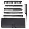 LUSSONI LUSSONI7 Pcs Professional Comb Set With Case