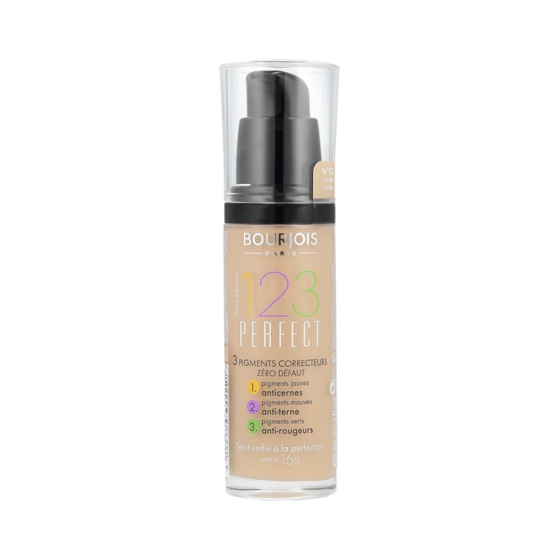 Bourjois 123 Perfect Correcting Pigments Foundation  52 Vanilla 30ml