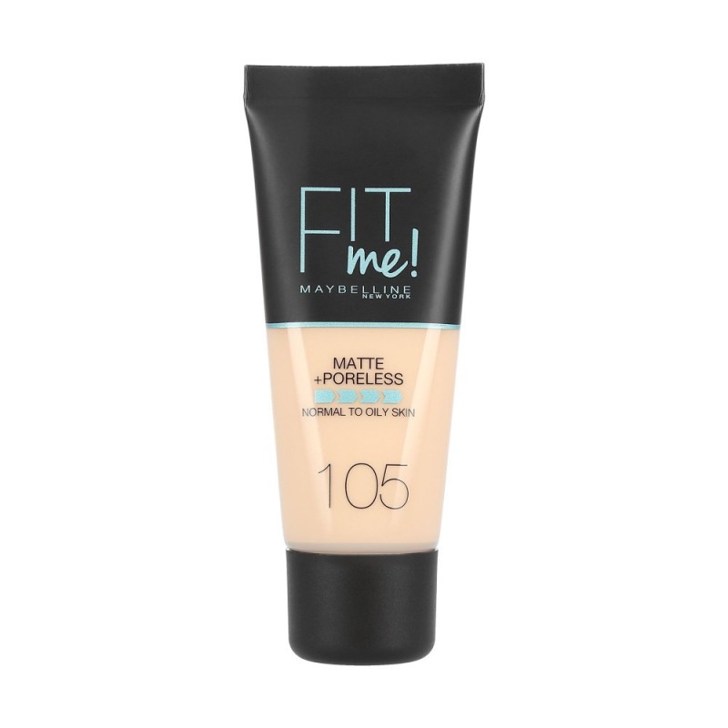 MAYBELLINE FIT ME Matte & Poreless Foundation  105 Natural Ivory 30ml