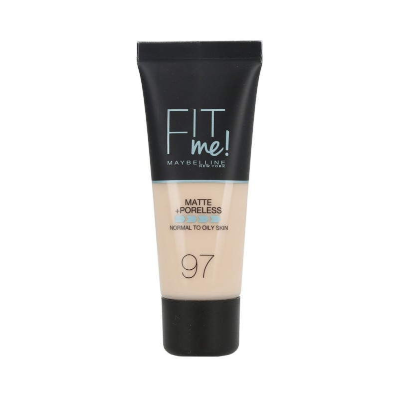 MAYBELLINE FIT ME Matte & Poreless Foundation  097 Natural Porcelain 30ml
