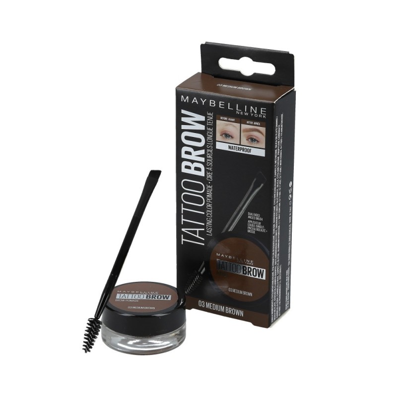 MAYBELLINE TATTOO BROW Eyebrow pomade 03 Medium Brown