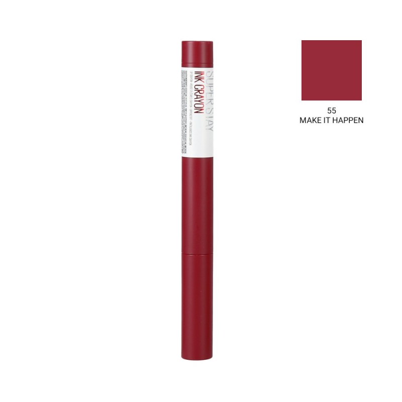 MAYBELLINE SUPERSTAY Matte Ink Crayon Lipstick 55 Make It Happen