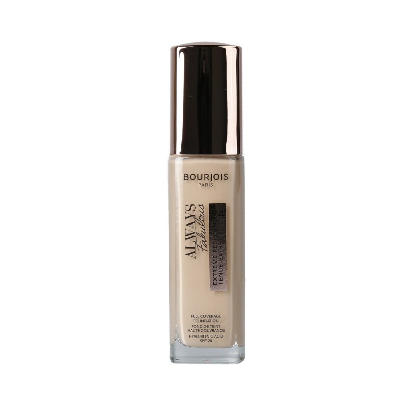 BOURJOIS ALWAYS FABULOUS Full Coverage Foundation SPF20 125 Ivory 30ml