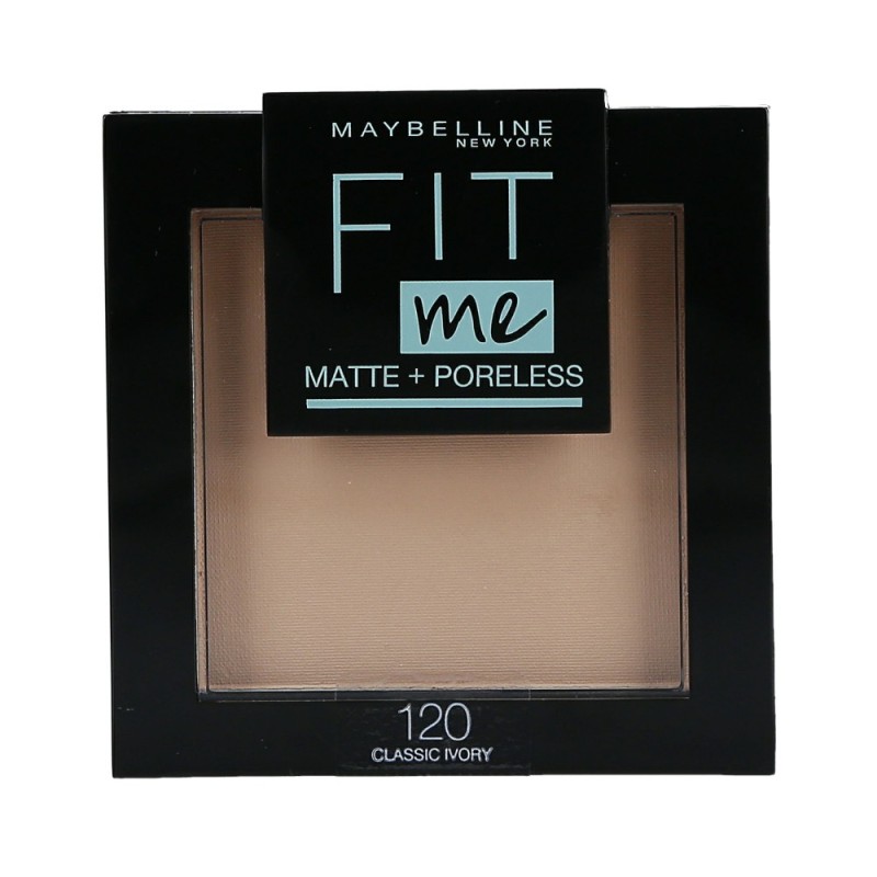MAYBELLINE FIT ME Matte & Poreless Face powder 120 Classic Ivory 8,2g