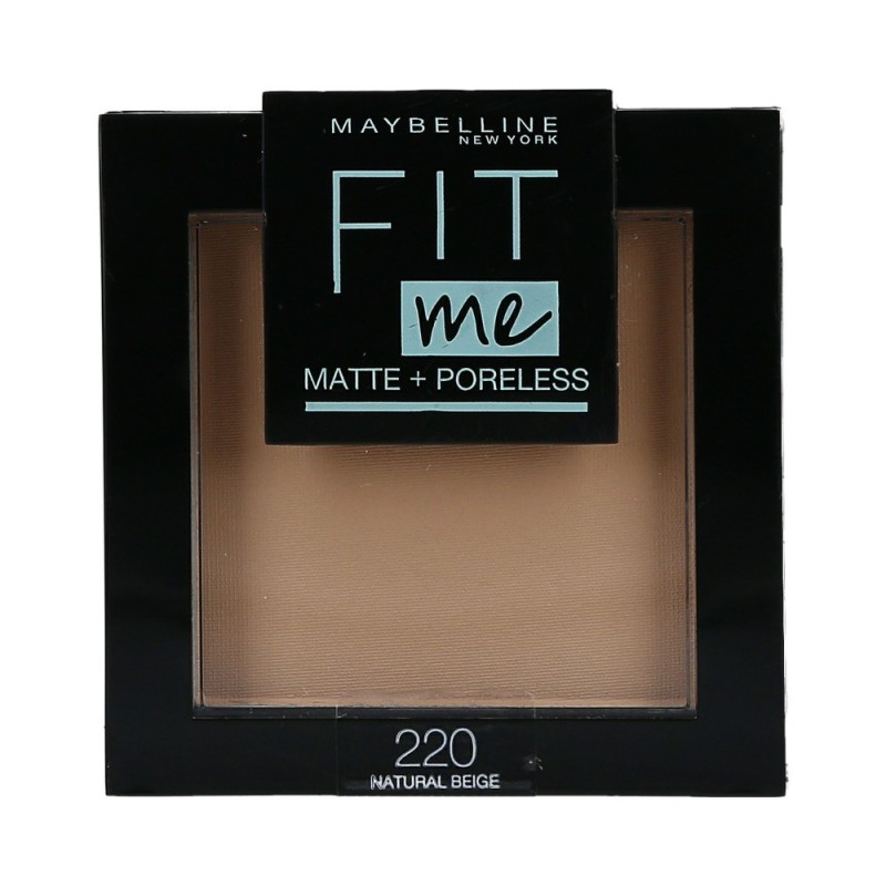 MAYBELLINE FIT ME Matte & Poreless Face powder 220 Nat Beige 8,2g
