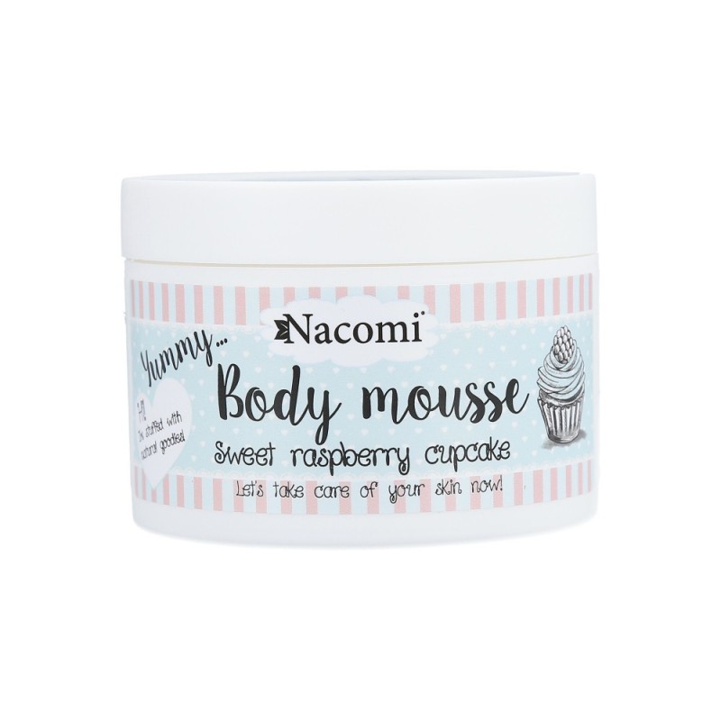 NACOMI Sweet raspberry cupcake body mousse 180g