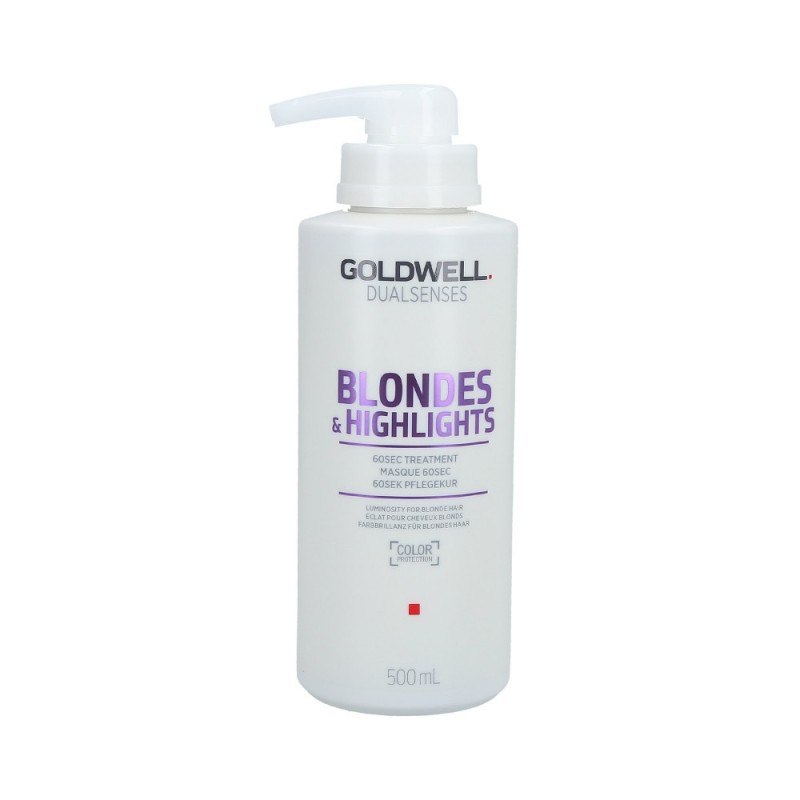 GOLDWELL DUALSENSES BLONDES & HIGHLIGHTS 60Sec Treatment For Blond Hair And Hair With Highlights 500ml