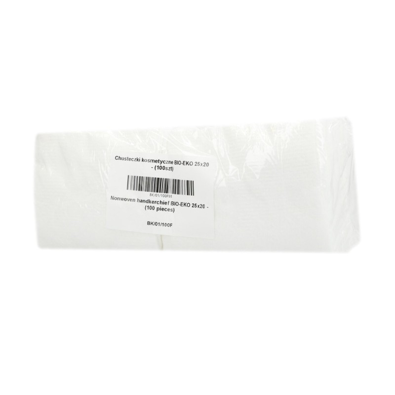 EKO-HIGIENA Cosmetic Bio-Eco tissues 25x20cm 100p.