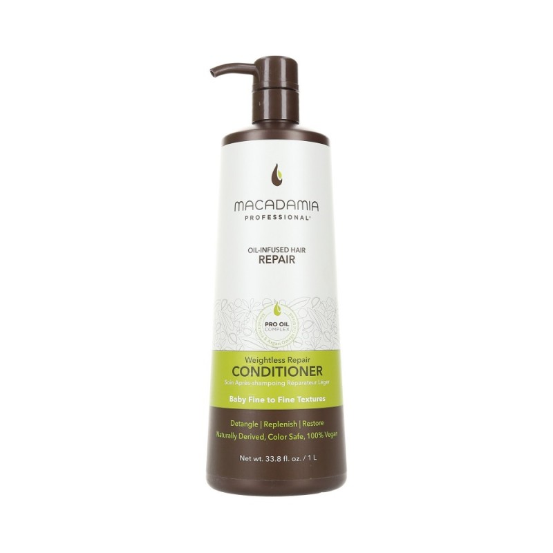 MACADAMIA WEIGHTLESS MOISTURE Conditioner for fine hair 1000ml