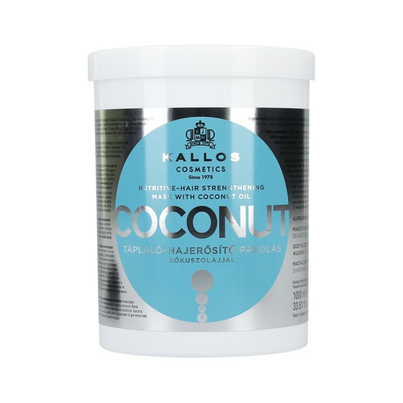 KALLOS KJMN Coconut Mask nourish and strengthen 1000ml