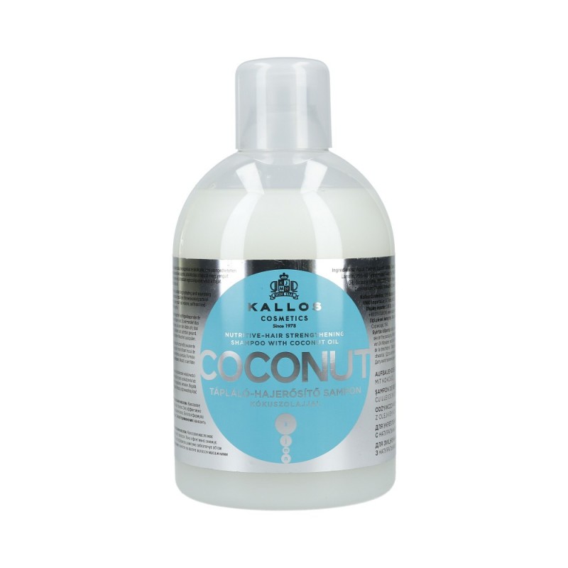 KALLOS KJMN Coconut Shampoo Nourishing and strengthening 1000ml