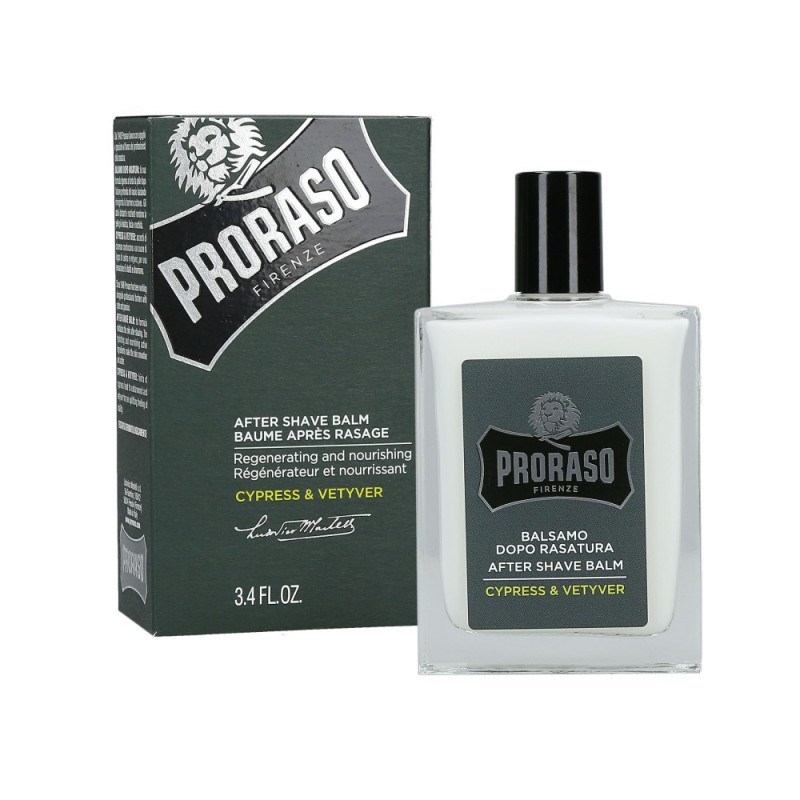 PRORASO SINGLE BLADE Cypress&Vetiver Shave Balm 100ml