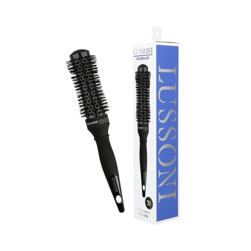 LUSSONI Hourglass Styling Brush, Ø 33 mm