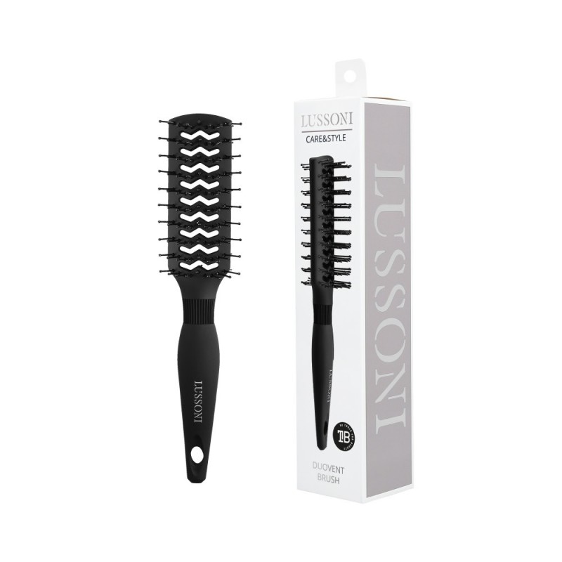 LUSSONI Care&Style Duovent Brush