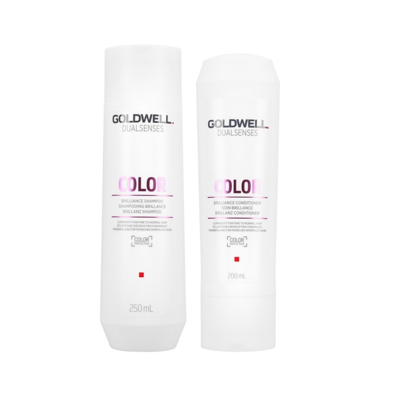 GOLDWELL Dualsenses Color Brilliance Shampoo 250ml + Conditioner 200ml Set