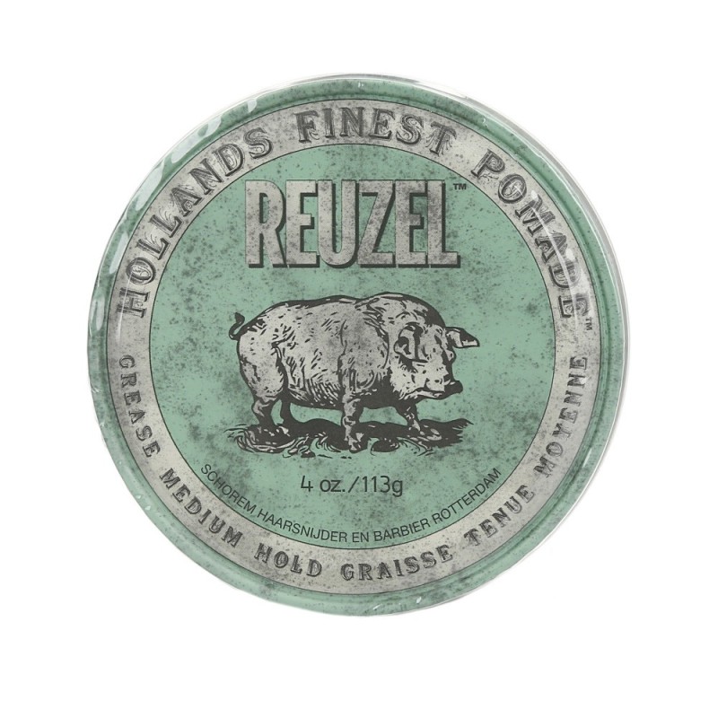 REUZEL Green Medium Hold Medium Shine Oil Based pomade 113g