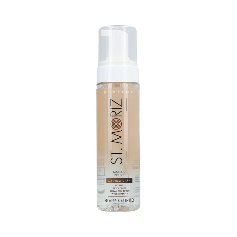 ST. MORIZ CLEAR PRO TANNING MOUSSE MEDIUM TO DARK 200ml