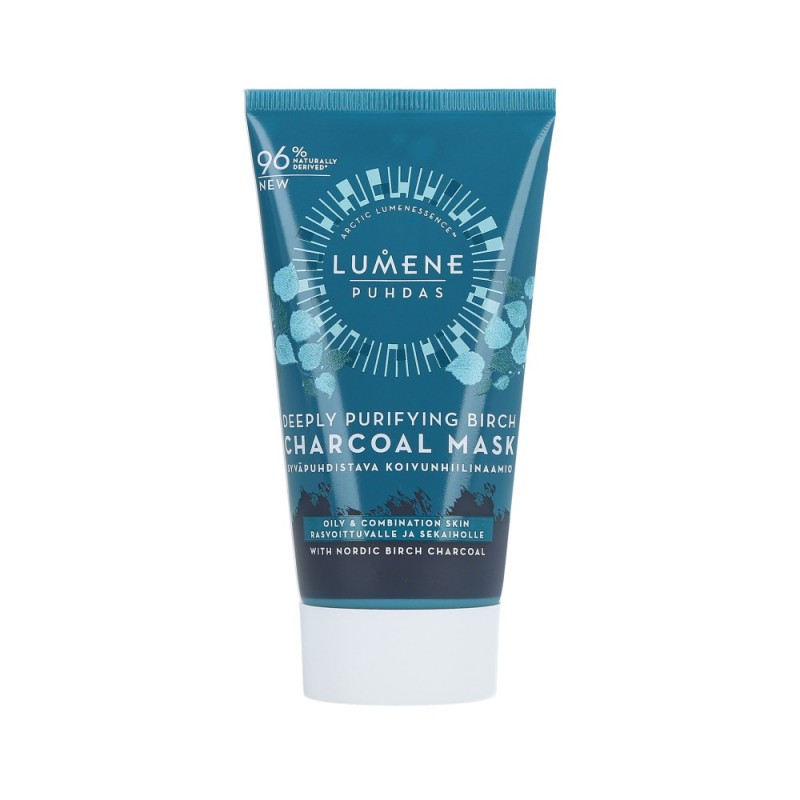 LUMENE PUHDAS Purifying Birch Charcoal Mask 75ml