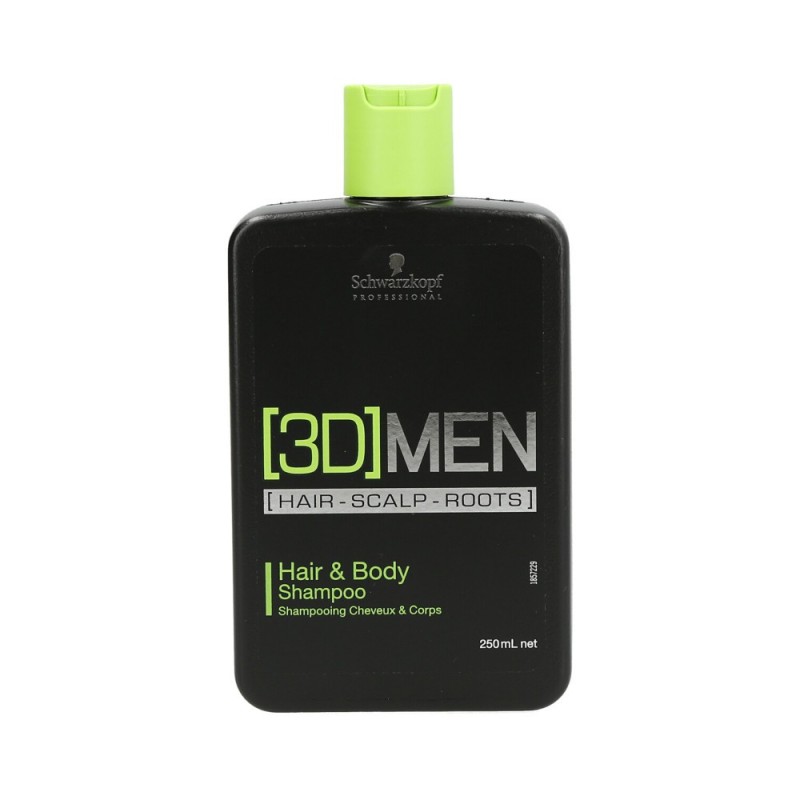 Schwarzkopf Professional [3DMen Hair and Body Shampoo 250 ml