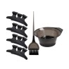 LUSSONI Hair colour Bowl 250ml + TB 011 Brush Set + Hair clips 12pcs.