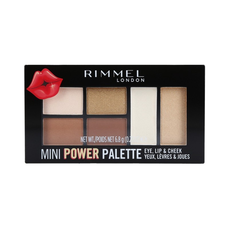 RIMMEL MINI POWER Palette 001 Fearless 6.8g