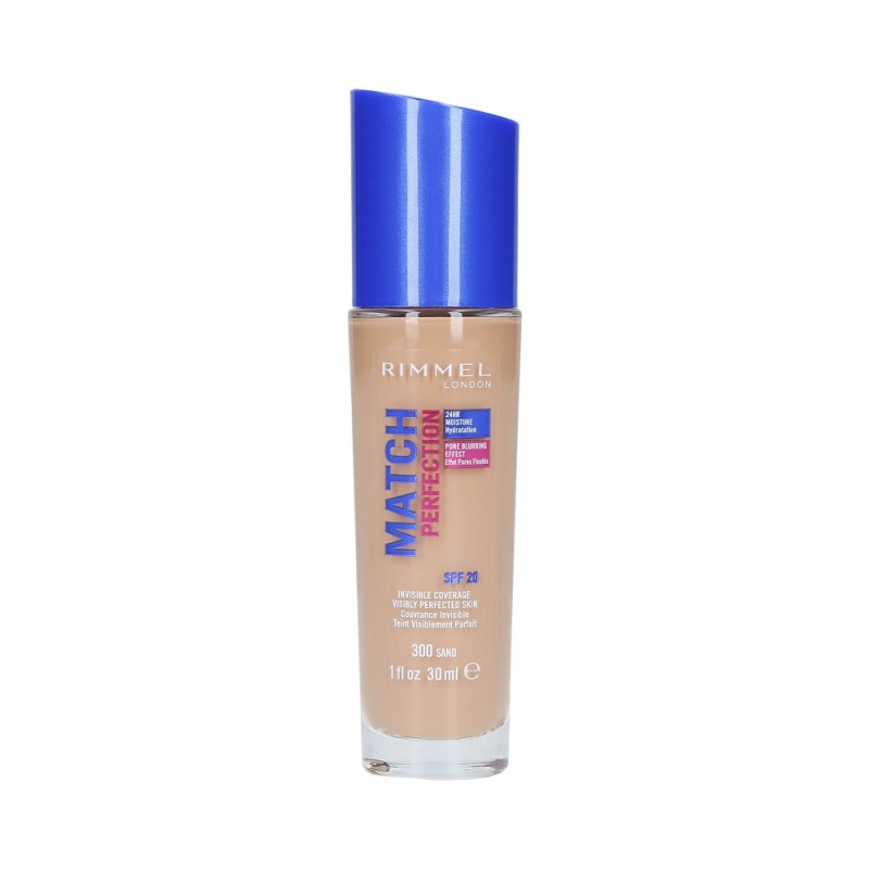 RIMMEL MATCH PERFECTION Foundation SPF20 300 Sand 30ml
