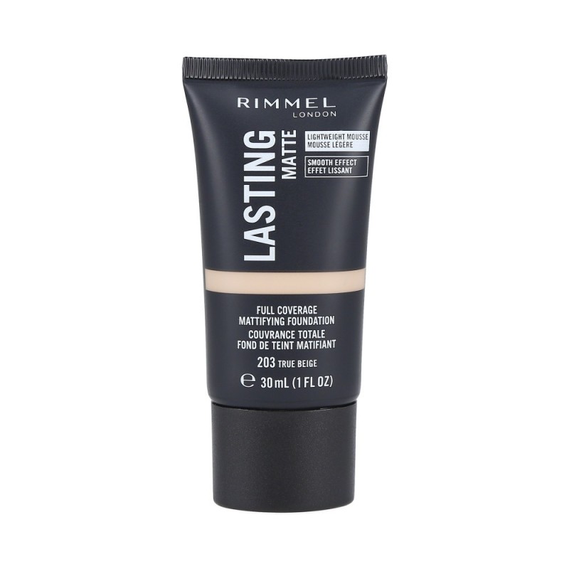 RIMMEL LASTING MATTE Foundation 203 True Beige 30ml