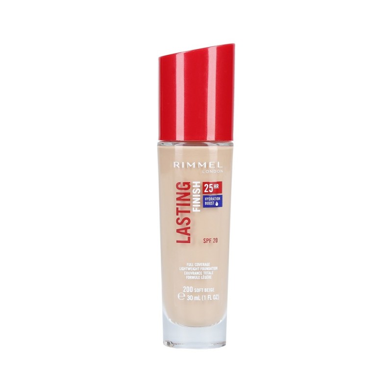 RIMMEL LASTING FINISH Foundation SPF20 200 Soft Beige 30ml
