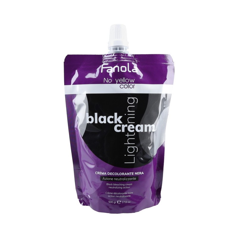 FANOLA NO YELLOW Black Cream Lightening 500g