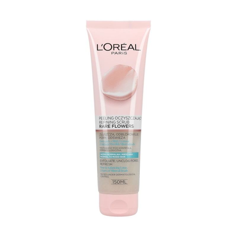 L’OREAL PARIS RARE FLOWERS Refining scrub normal and combination skin 150ml