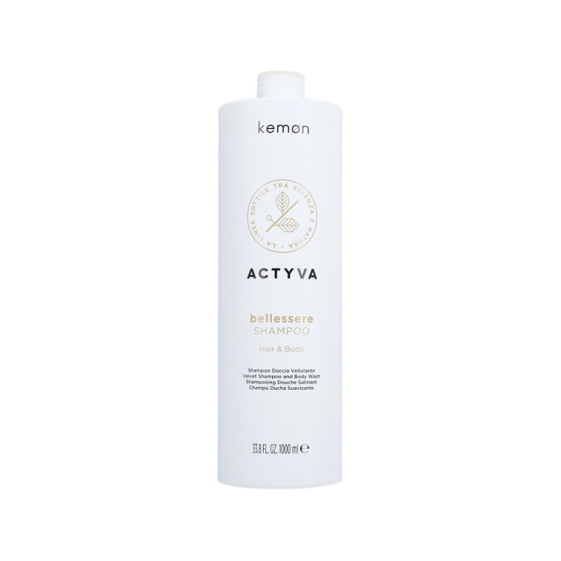 KEMON ACTYVA BELLESSERE Velvet Shampoo 1000ml