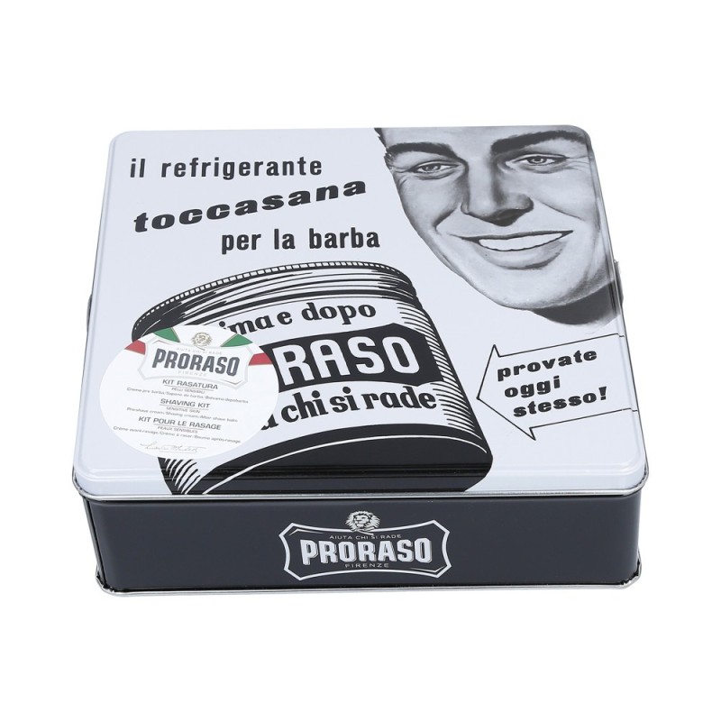 PRORASO WHITE VINTAGE TOCCASANA Set of shaving cosmetics
