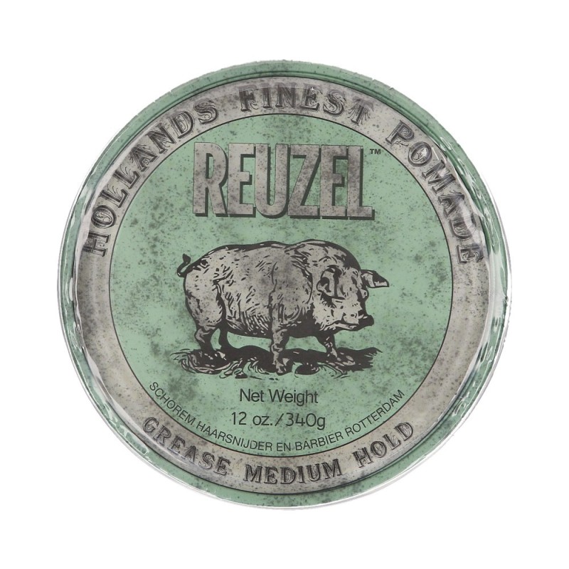 REUZEL Green Medium Hold Medium Shine Oil Based pomade 340g